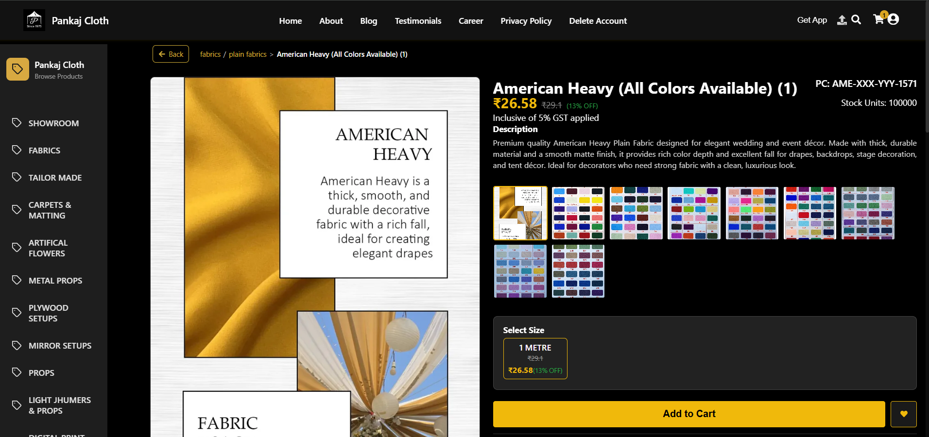 Product Details Page